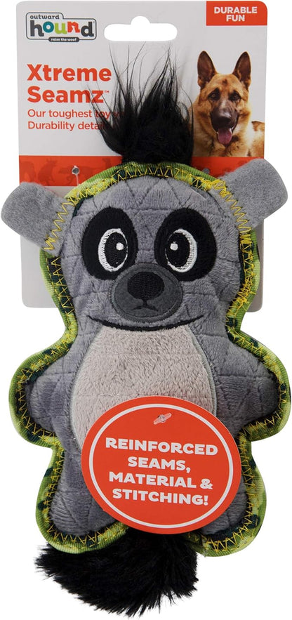 Outward Hound Xtreme Seamz Lemur Squeaky Dog Toy - Reinforced Dense Stuffing Plush Toy