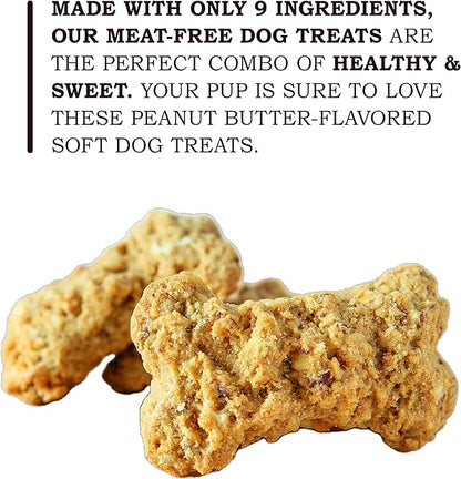 What's Barking Peanut Butter Honey Soft Chews - Premium Chewy Dog Treats, Natural Ingredients, No Wheat, Made in USA - 6 oz (Pack of 3)