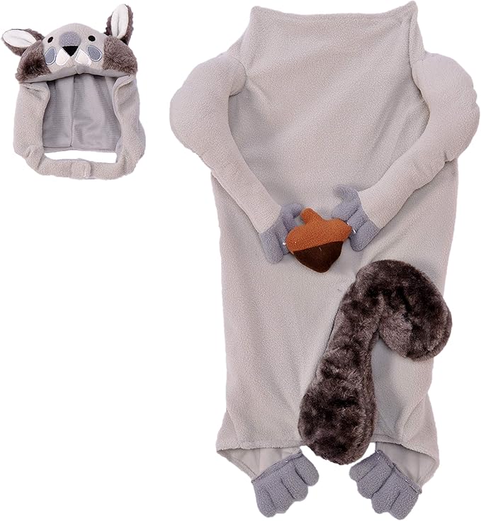 Rubie's unisex adult Squirrel Pet Costume Party Supplies, Multicolor, S Neck 12 Girth 17 Back 11 US