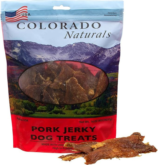 Pork/Ham Jerky Dog Treats - 16 ounces