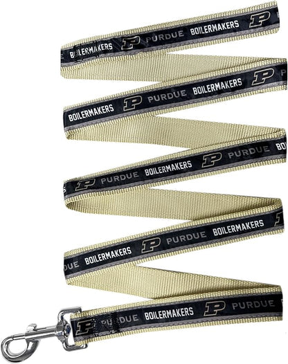 NCAA PET Leash, Small, Purdue Boilermakers, Dog Leash, Shiny & Colorful Leash for Dogs & Cats Licensed by The NCAA, New Version