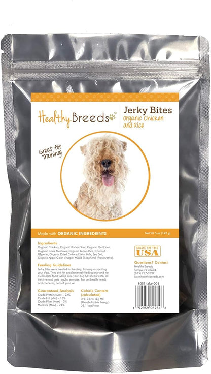 Healthy Breeds Lakeland Terrier Jerky Bites Chicken & Rice Recipe Dog Treats 5 oz
