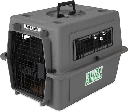 Petmate Sky Kennel Pet Carrier, 21 Inch & 290300 Kennel Travel Kit for Pets
