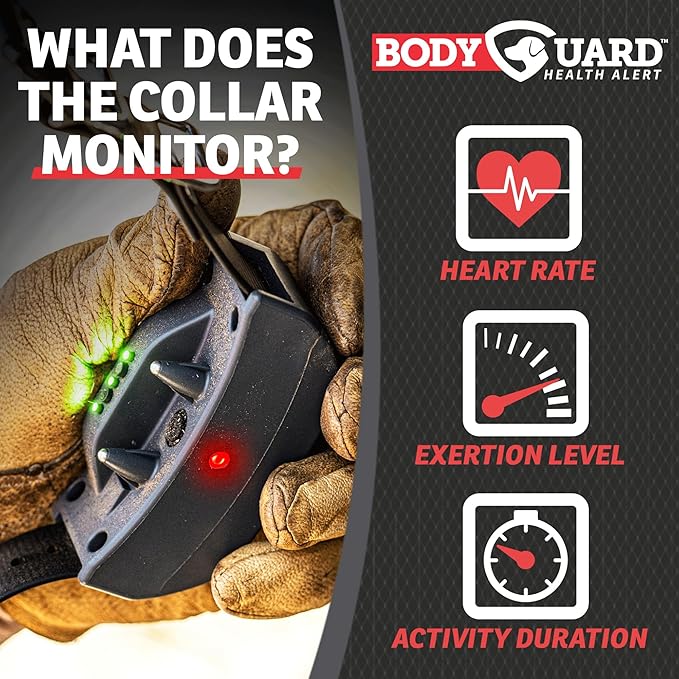 SportDOG Brand FieldSentinel 825 Remote Trainer with BodyGuard Health Alerts – World’s First Dog E-Collar with Health Monitoring – Train with Shock, Vibrate, and Tone – ½ Mile Range