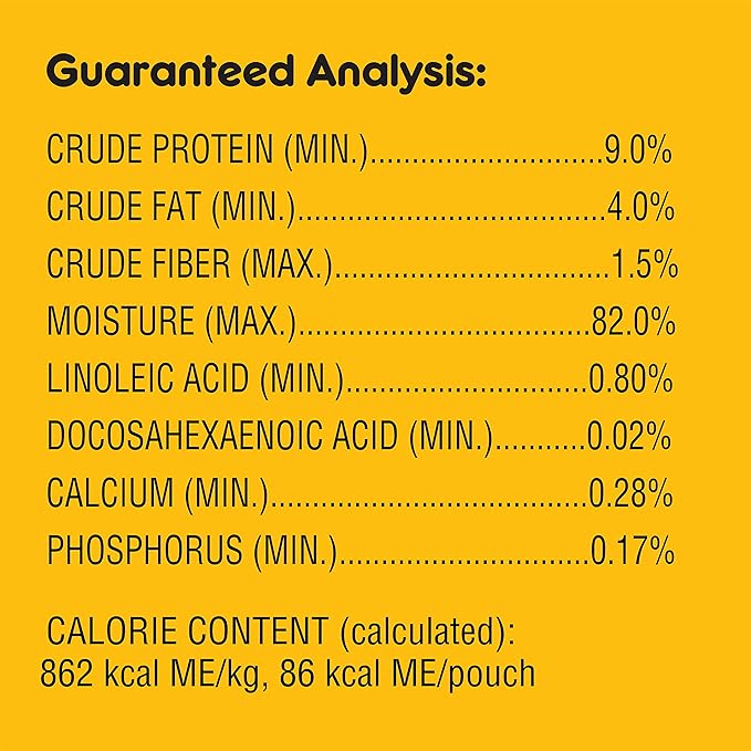 PEDIGREE PUPPY Soft Wet Dog Food Morsels in Sauce With Chicken, 3.5 oz Pouches, 16 Pack