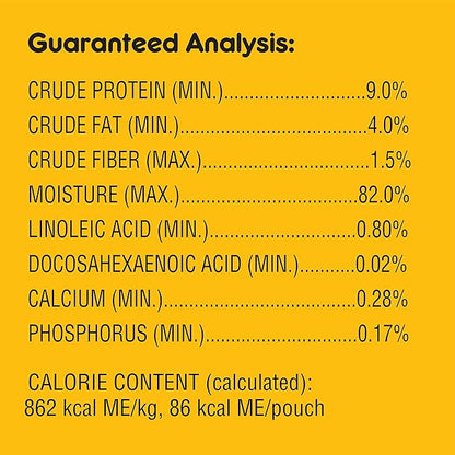 PEDIGREE PUPPY Soft Wet Dog Food Morsels in Sauce With Chicken, 3.5 oz Pouches, 16 Pack