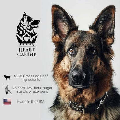 Hip, Bone & Joint - Premium Dog Bone & Joint Supplement - Enhanced Canine Mobility and Recovery - Grass-Fed Beef Bone, Green Mussel, Chicken Cartilage - Heart of The Canine - 6oz