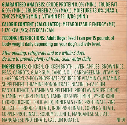 Nutrish Rachael Ray Chicken & Veggies 40 Pounds Dry Dog Food (Packaging May Vary) + Chicken Recipe 11 Count Soup Bones Bundle