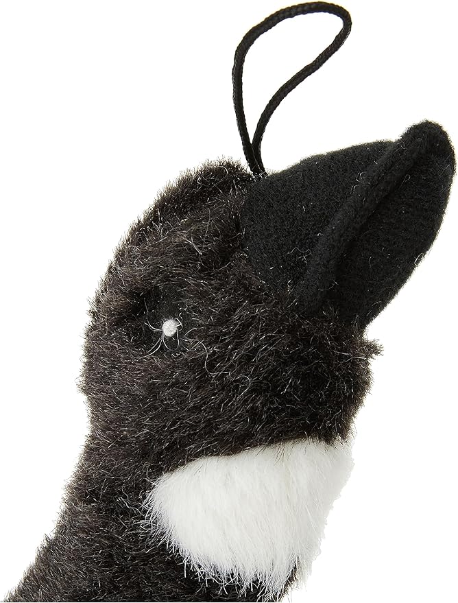 Multipet Canada Goose Migrator Bird Plush Dog Toy, Gray, 16" (37762), All Breed Sizes