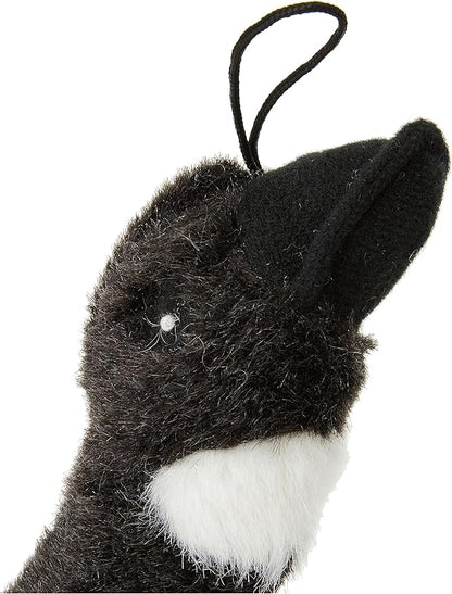 Multipet Canada Goose Migrator Bird Plush Dog Toy, Gray, 16" (37762), All Breed Sizes