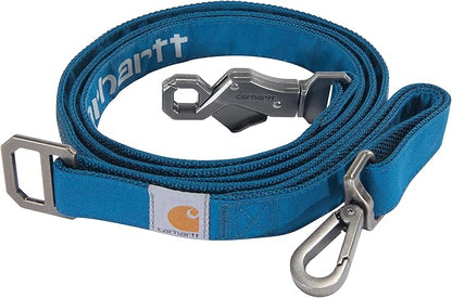 Carhartt Pet Durable Nylon Duck Leashes for Dogs, Reflective Stitching for Visibility, Marine Blue, Small