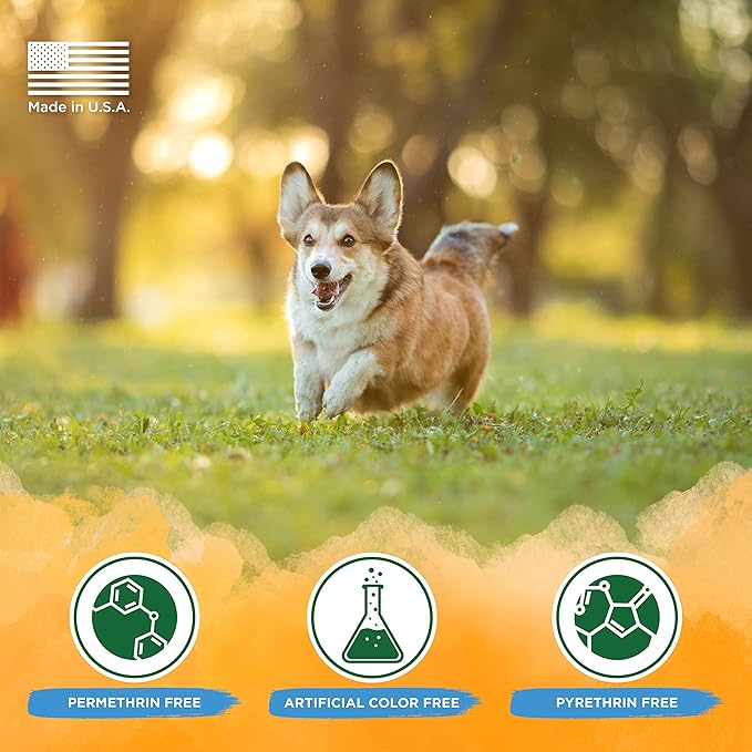 TropiClean Soothing Natural Flea and Tick Dog Shampoo | Natural Flea and Tick Prevention for Dogs | Made in the USA | 20oz