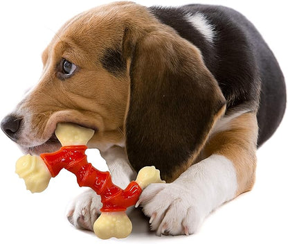 Nylabone Power Chew Double Bone Long Lasting Chew Toy for Dogs Medium - Up to 35 lbs.