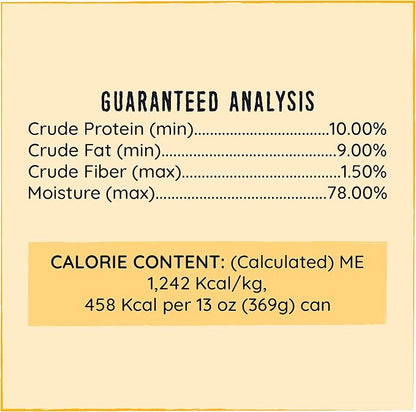 Hound & Gatos Wet Dog Food, 98% Chicken & Liver, case of 12, 13 oz cans