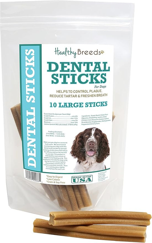 Healthy Breeds English Springer Spaniel Dental Sticks Large 10 Count