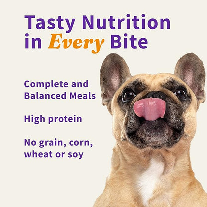 Halo Meal Bites Freeze Dried Raw Dog Food, Whitefish Recipe, Real Meat Dog Food Bag, Adult Recipe, 14-OZ Bag
