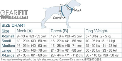 Kurgo Journey Air Dog Harness, Vest Harnesses for Dogs, Pet Hiking Harness for Running & Walking, Reflective, Padded, includes Control Handle, No Pull Front Clip (Red, Medium)