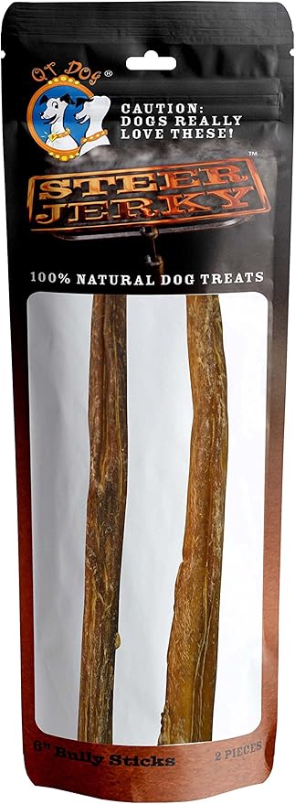 Qt Dog 2 Piece 6" Premium Bully Sticks, One Size