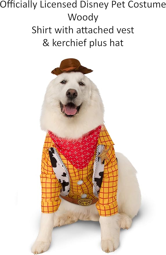 Rubie's Disney Toy Story Pet Costume, Woody, XXX-Large