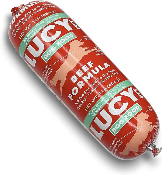 Lucy Pet Products Lucy Pet Beef Formula Dog Food Rolls