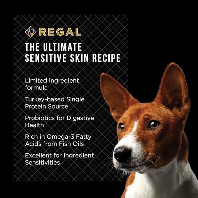 Adult Sensi Bites Turkey Meal Recipe - All Natural, Limited Ingredient Dry Dog Food for All Breeds and Sizes of All Life Stages - Made in The USA, 4 LB Bag