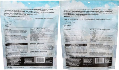 Tucker's Raw Frozen Freeze Dried Raw Dog Food, Beef & Pumpkin Formula and Pork, Beef Variety Pack of 2