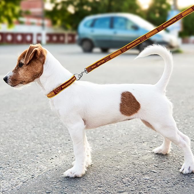 NFL PET Leash Washington Commanders Dog Leash, Large Football Team Leash for Dogs & Cats. A Shiny & Colorful Cat Leash & Dog Leash Licensed by The NFL