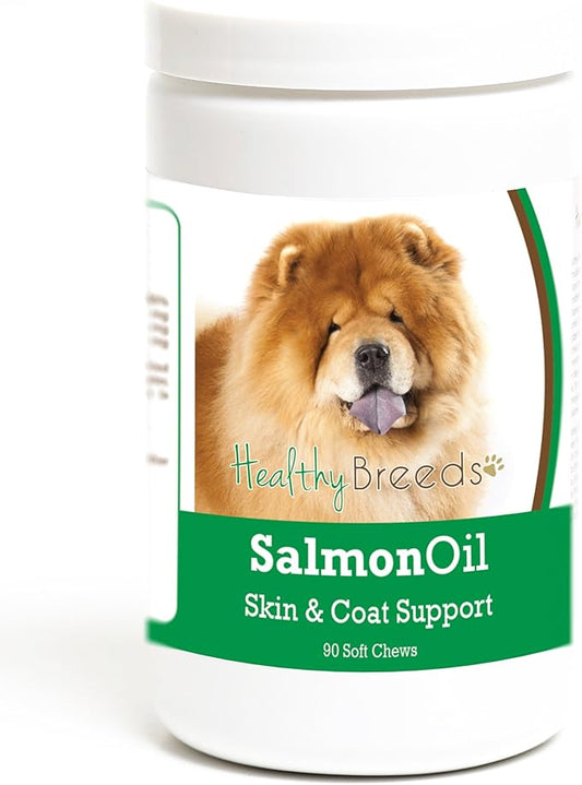 Healthy Breeds Chow Chow Salmon Oil Soft Chews 90 Count
