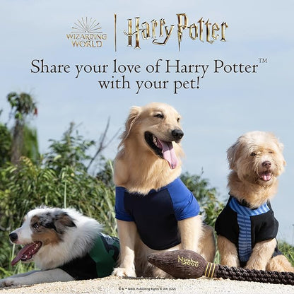 Harry Potter Ravenclaw Pet T-Shirt in Size Small | Small Dog T-Shirt, Harry Potter Dog Shirt | Harry Potter Dog Apparel & Accessories for Hogwarts Houses, Ravenclaw (FF19291) Blue