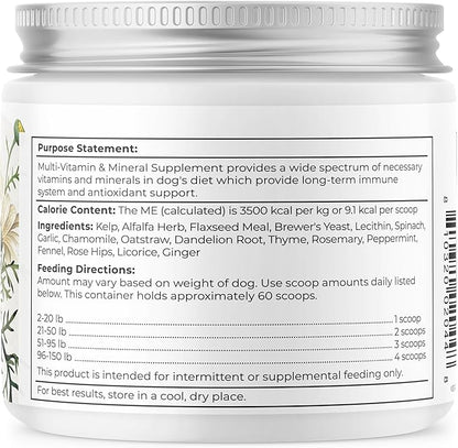 Dr. Harvey's Herbal Multi-Vitamin and Mineral Supplement for Dogs (7 Ounces)