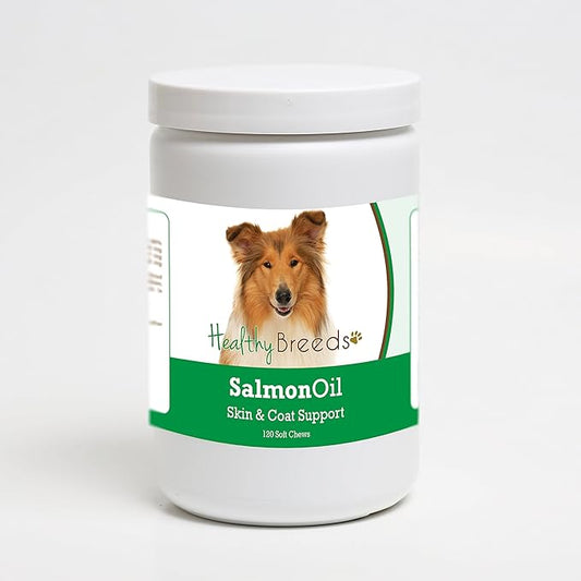 Healthy Breeds Collie Salmon Oil Soft Chews 120 Count