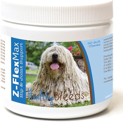 Healthy Breeds Komondorok Z-Flex Max Hip and Joint Soft Chews 50 Count