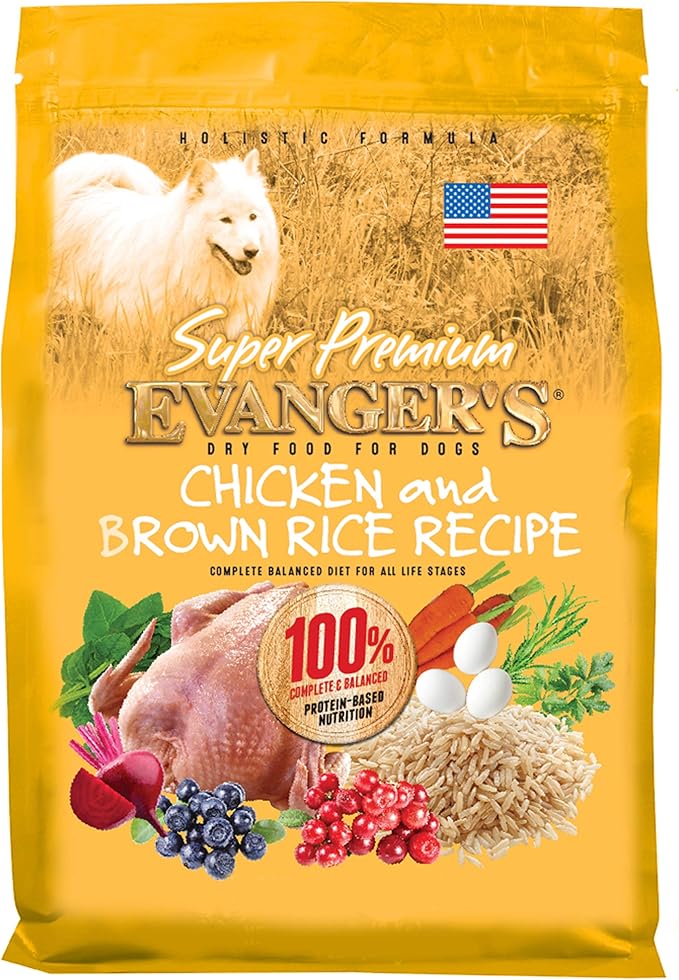 Evanger's Super Premium Chicken with Brown Rice Dry Dog Food