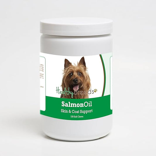 Healthy Breeds Australian Terrier Salmon Oil Soft Chews 120 Count