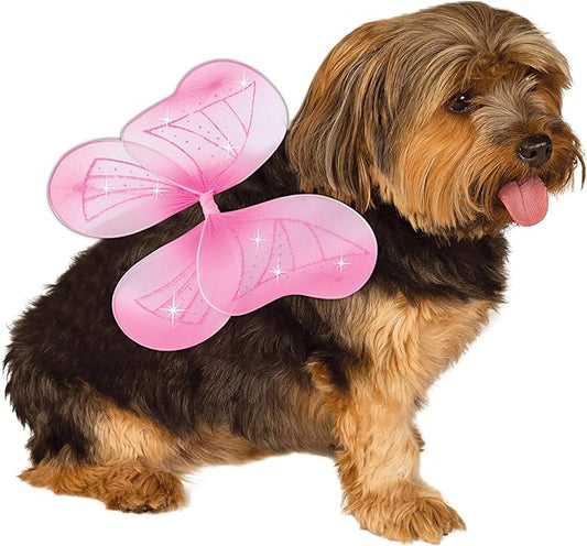 Rubie's Pet Costume Pink Fairy Wings, Small to Medium