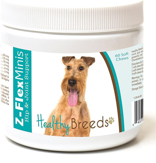 Healthy Breeds Irish Terrier Z-Flex Minis Hip and Joint Support Soft Chews 60 Count