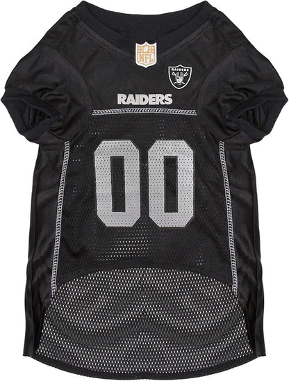 NFL Raiders Dog Jersey, Size: XX-Large. Best Football Jersey Costume for Dogs & Cats. Licensed Jersey Shirt
