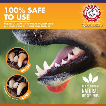 Arm & Hammer Complete Care Enzymatic Dog Toothpaste, 6.2 oz - Dog Toothpaste for Puppies and Adult Dogs, Arm and Hammer Toothpaste for Dogs - Pet Toothpaste, Dog Dental Care and Clean Dog Teeth