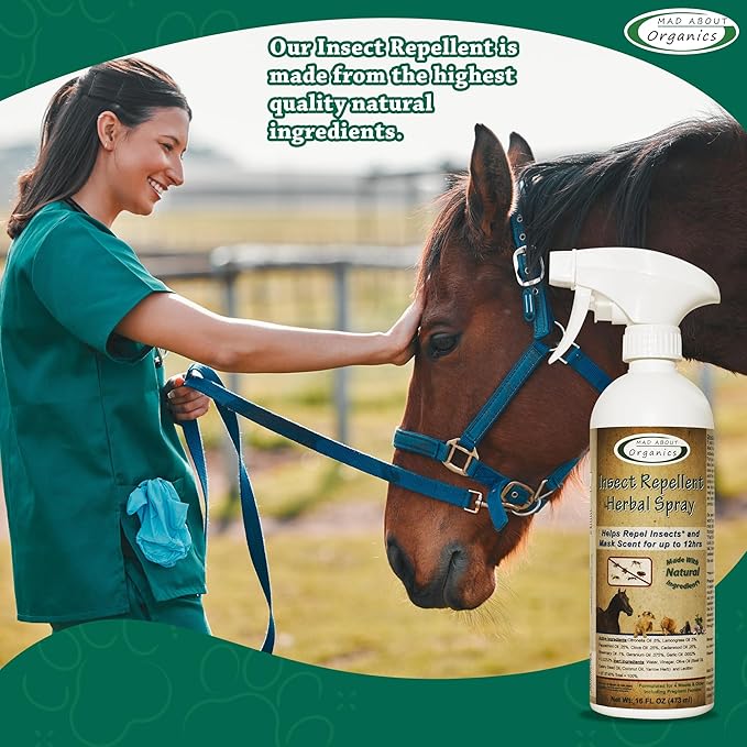 Protection Spray for Dogs, Cats, and Small Animals - Natural Mosquito Defense, Pet Safety Spray - Pet Safe Formula - 16 FL oz