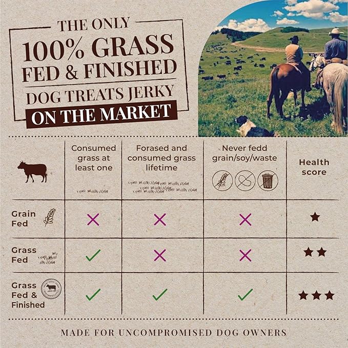 Benjamin's Cattle Single Ingredient - Organic Grass FED & Finished Beef Liver Dog Treats - Hand Made Artisan Dog Treats - Healty Dog Chews - Treats for Dogs Made in USA - Beef Jerky Dog Treat – 5oz