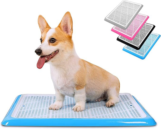 Pet Awesome Dog Potty Tray/Puppy Pee Pad Holder 25”x20” Indoor Wee Training for Small and Medium Dogs