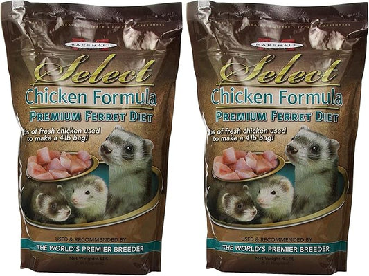 Marshall Pet Products (2 Pack) Select Chicken Formula Premium Ferret Diet