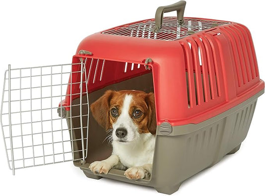 MidWest Homes for Pets Spree Travel Pet Carrier, Dog Carrier Features Easy Assembly and Not The Tedious Nut & Bolt Assembly of Competitors, Ideal for Small Dogs & Cats