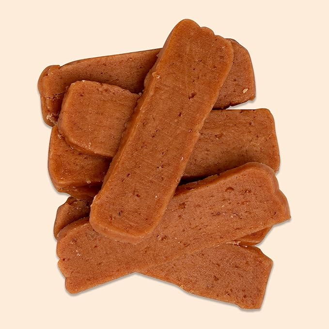 Salmon Jerky Dog Treats 8 oz, Rawhide-Free, Grain-Free, Made with Real Meat, Healthy, Long-Lasting and Great Tasting Treat