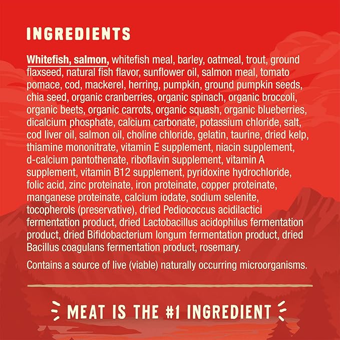 Stella & Chewy's Wild Red Dry Dog Food Raw Coated High Protein Wholesome Grains Ocean Recipe, 3.5 lb. Bag