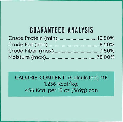 Hound & Gatos Wet Dog Food, 98% Gamebird Poultry, case of 12, 13 oz cans