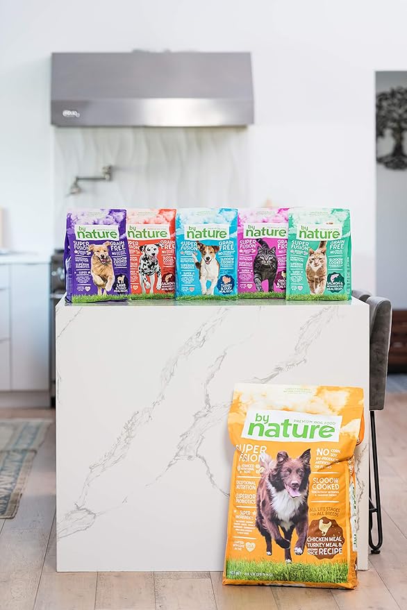 Grain Free Dog Food Made in USA [Grain Free Dry Dog Food with Superfood Ingredients for Food Sensitivities and Immune Health], Salmon & Menhaden Fish Meal Recipe, 24 lb. Bag