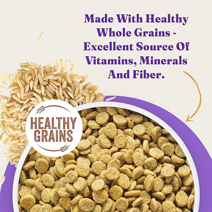 Halo Holistic Dog Food, Complete Digestive Health Cage-Free Chicken and Brown Rice Recipe, Dry Dog Food Bag, Adult Formula, 21-lb Bag