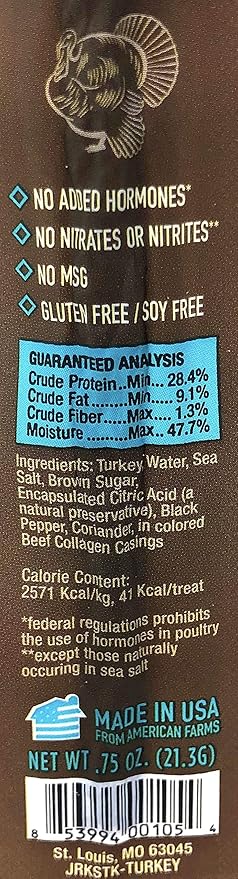 ETTA SAYS! Dog Treats, Dog Stocking Stuffers – Pack of 10 – Made in The USA, Human Grade, No Added Hormones, No Nitrates or Nitrites – Jerky Sticks for Dogs, Crunchy Chews for Dogs