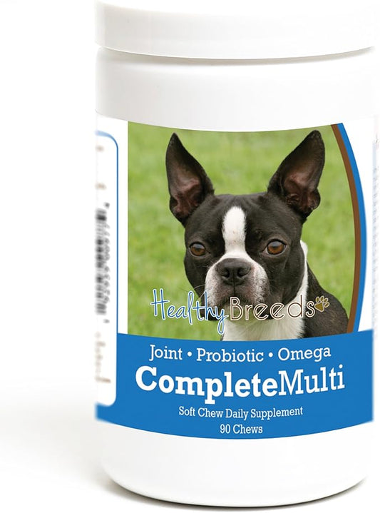 Healthy Breeds Boston Terrier All in One Multivitamin Soft Chew 90 Count